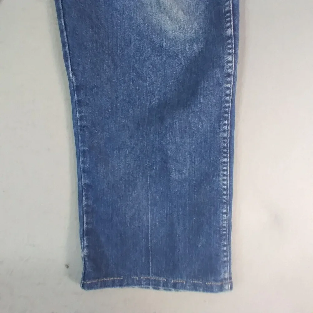 Wrangler jeans men's 38 x 27 regular fit straight blue denim pants